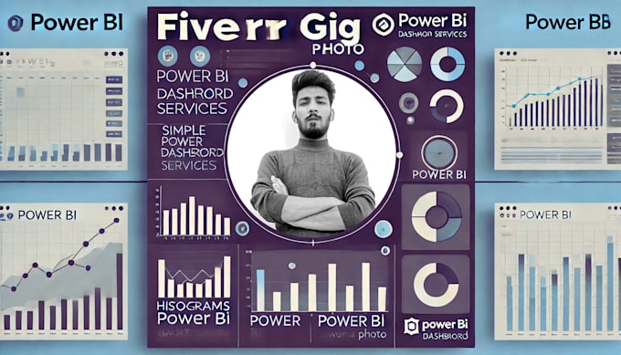 Gig Preview - Transform data into stunning power bi dashboard