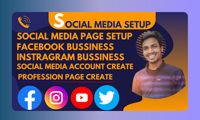 Bestseller - create and setup facebook businesses page instagram setup