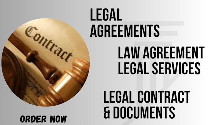 Gig Preview - Write your legal contract, agreements, nda, privacy policy terms and conditions