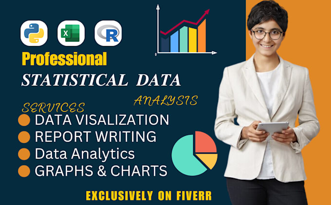 Gig Preview - Do statistical data analysis, data visualization with python, excel and rstudio