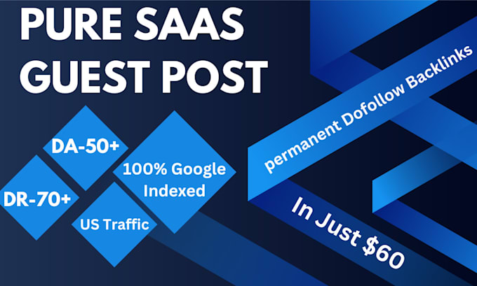 Gig Preview - Do pure saas guest post at high traffic pure saas sites