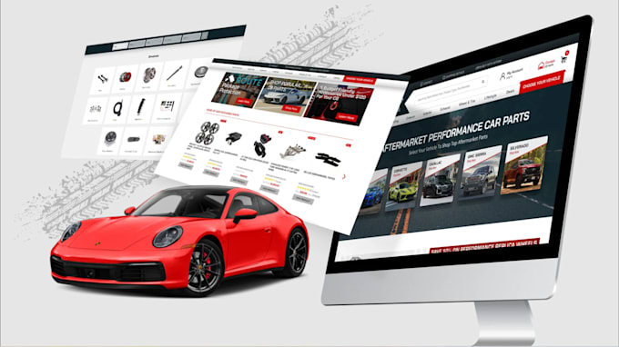 Gig Preview - Develop custom automotive parts dealership website, automotive parts app