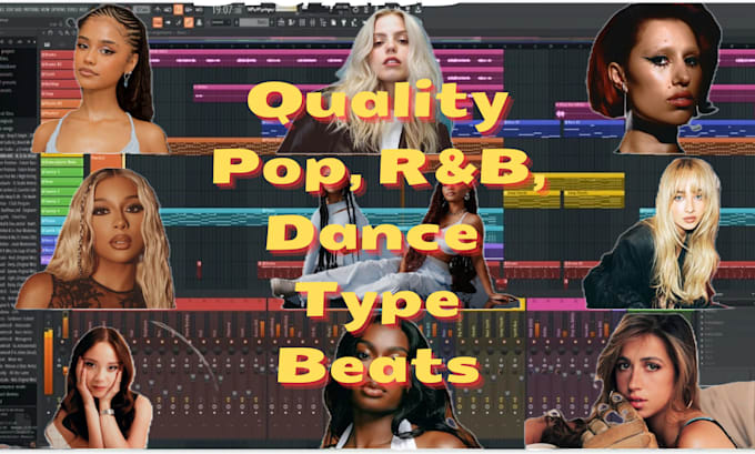 Gig Preview - Produce your high quality rnb, pop, dance and reggaetón type beats