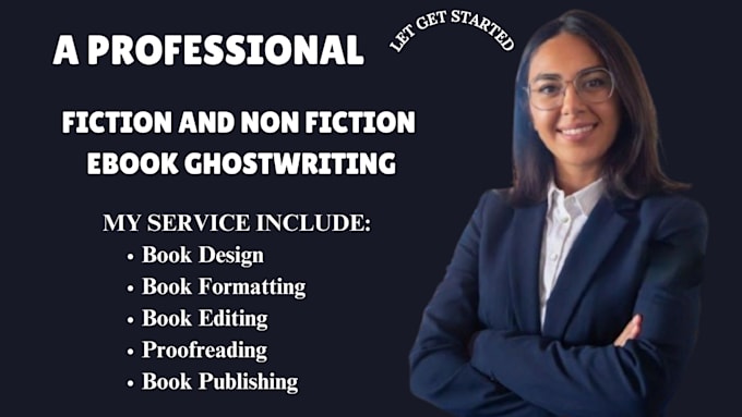 Gig Preview - Be your fiction and non fiction book and ebook writer kindle amazon kdp