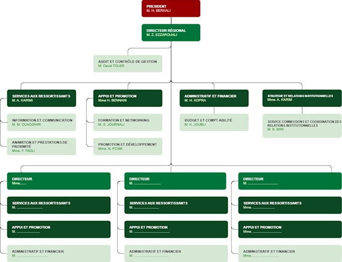 Gig Preview - Design professional organizational charts