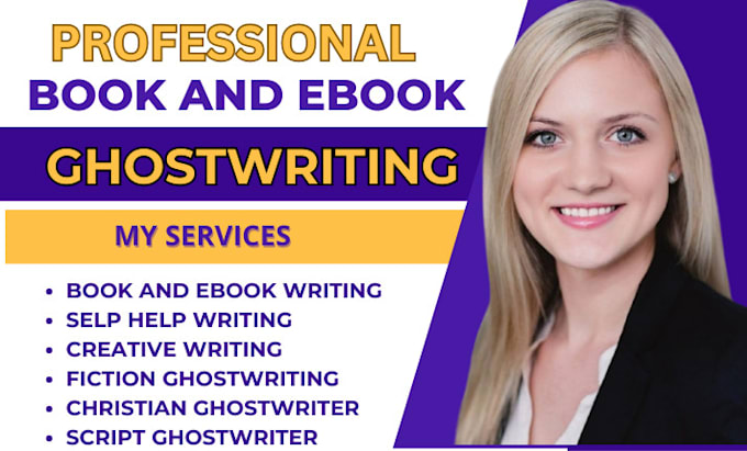 Gig Preview - Ghostwrite your christian ebook, self help book, rewrite, ebook ghostwriter book