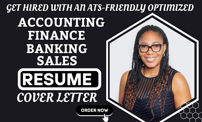 Gig Preview - Create a tailored ats resume for sales, banking, accounting, finance roles