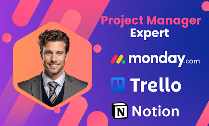 Gig Preview - Monday crm monday workspace clickup airtable notion trello client portal