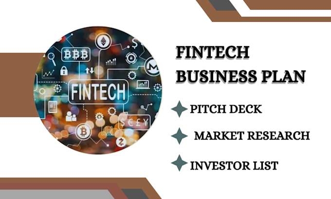 Gig Preview - Fintech pitch deck fintech investor business plan fintech financial pitch deck