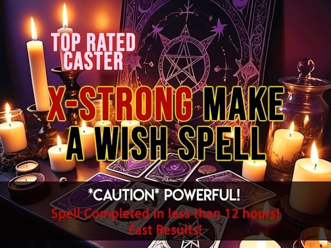 Gig Preview - Cast a powerful unique custom wish spell for you in 24hours