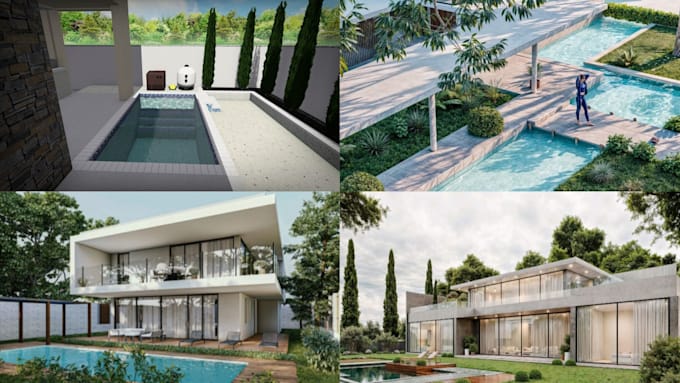 Bestseller - floorplan,city permit,3d landscape villa garden design,interior,exterior render