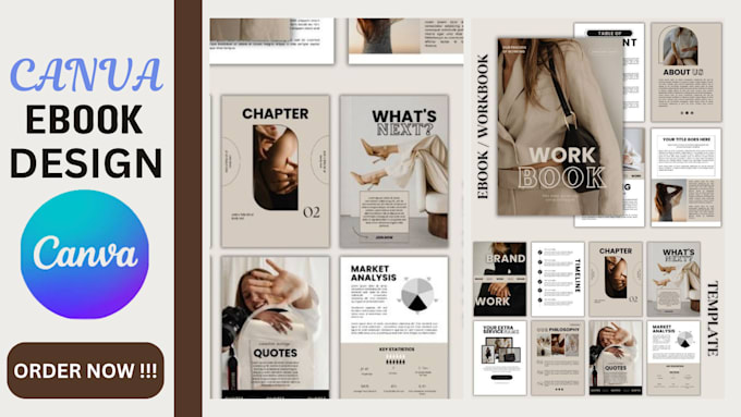 Gig Preview - Design canva ebooks template, lead magnets,freebie,workbooks,hyperlinked planner