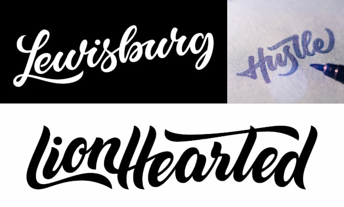 Gig Preview - Create custom script hand lettering and calligraphy