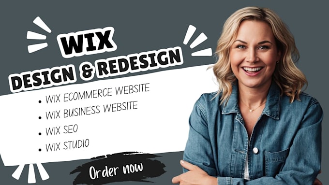 Gig Preview - Build wix website design wix website redesign wix design wix SEO wix studio