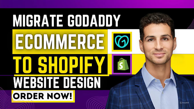 Gig Preview - Build godaddy website godaddy design godaddy shopify wix seo ecommerce hostinger