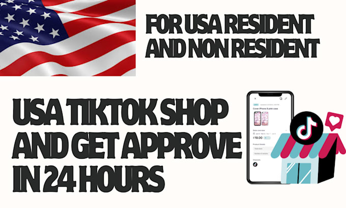 Gig Preview - Setup usa tik tok shop and be your usa business representative for non resident