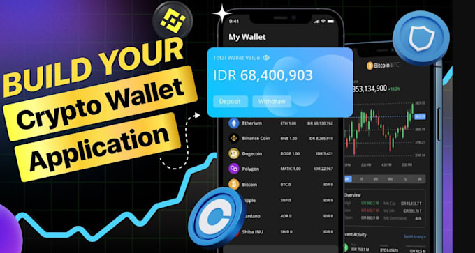 Gig Preview - Develop crypto exchange app, exchange website, crypto app, fintech wallet app