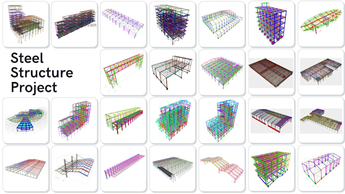 Gig Preview - Design your steel structure with etabs or sap2000