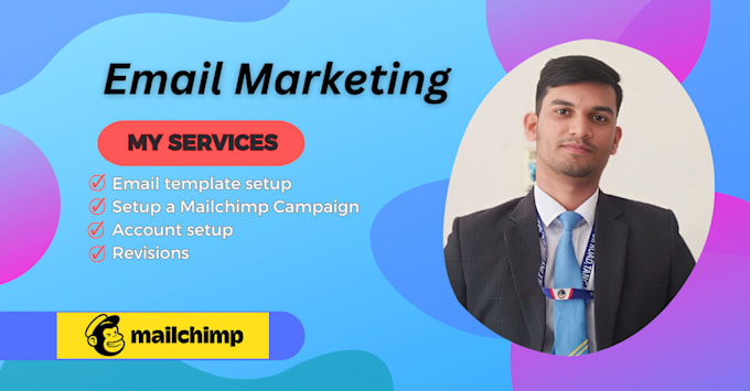 Gig Preview - Design a professional mailchimp email marketing campaign and template setup