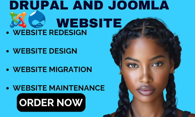 Gig Preview - Create drupal joomla website design migrate joomla and drupal seo