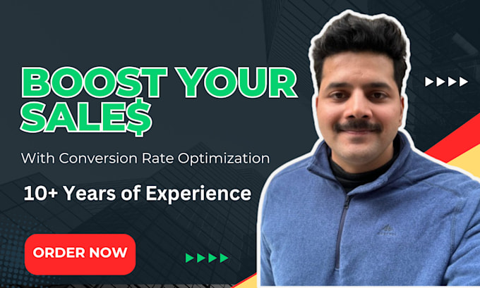 Gig Preview - Work on your conversion rate optimization