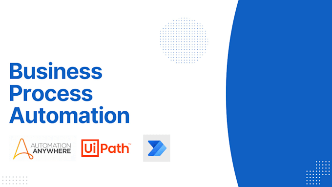 Gig Preview - Build custom automation solutions with uipath, power automate, and more