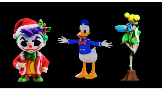 Gig Preview - Do 3d model, 3d animal model, 3d cartoon, chibi, 3d toy, 3d character modeling