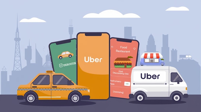 Gig Preview - Develop uber clone app, taxi booking app, food delivery, restaurant app