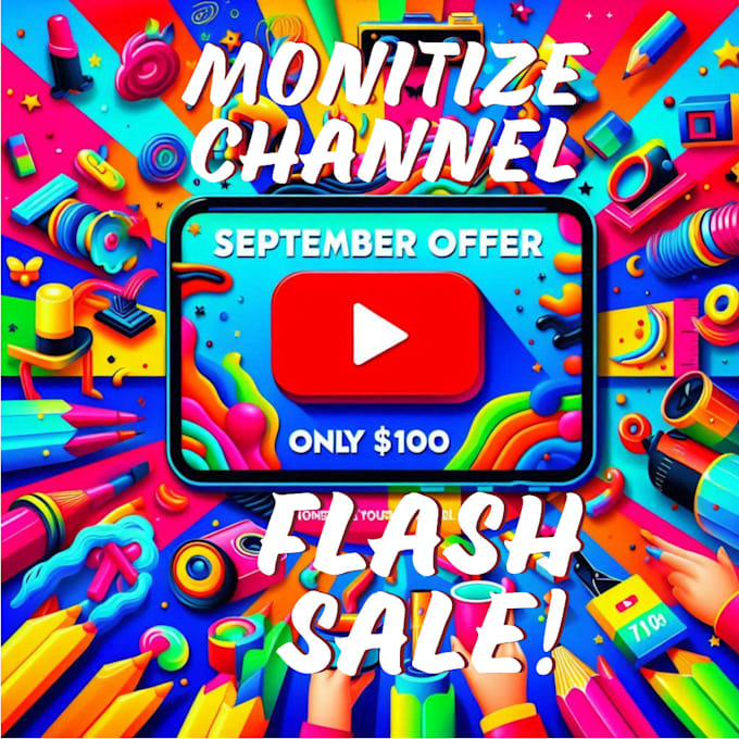 Bestseller - promote channel until monetized september 24 offer