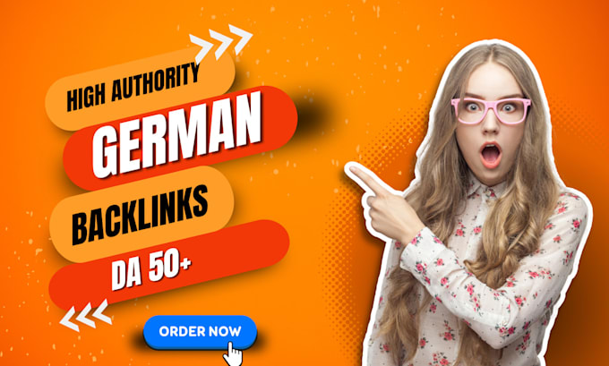 Gig Preview - Build dofollow german backlinks for local seo