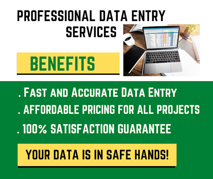 Gig Preview - Provide fast and accurate data entry services