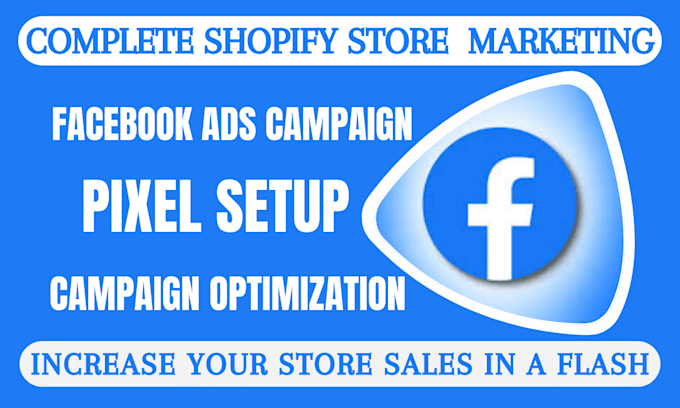 Gig Preview - Complete shopify marketing facebook ads setup  and optimization ads manager