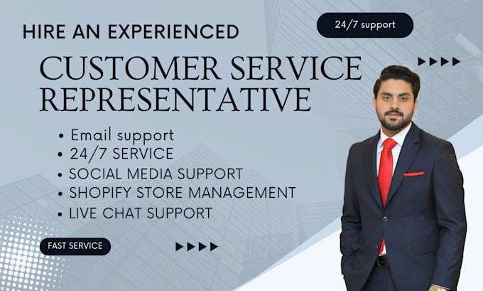 Gig Preview - Be your customer support and customer service representative