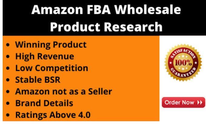 Gig Preview - Do winning product hunting for amazon fba wholesale