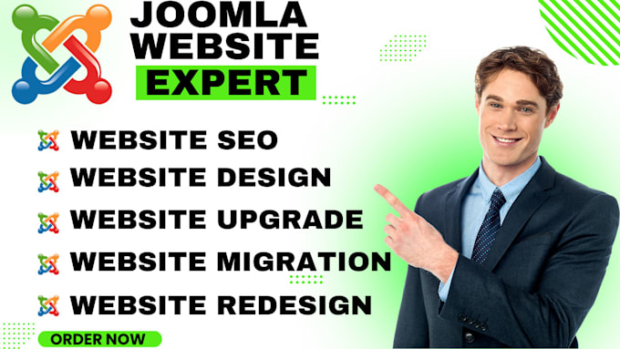 Gig Preview - Design joomla website redesign website website migration joomla seo website