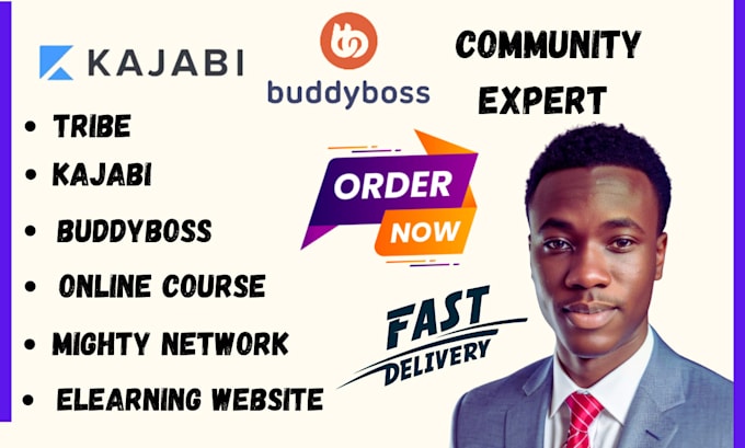 Gig Preview - Be your mighty network circle tribe buddyboss kajabi community platform