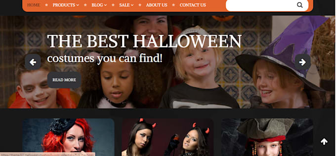 Gig Preview - Design highly profitable halloween shopify christmas store fireworks website