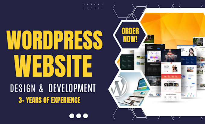 Gig Preview - Create affordable wordpress website design with landing pages