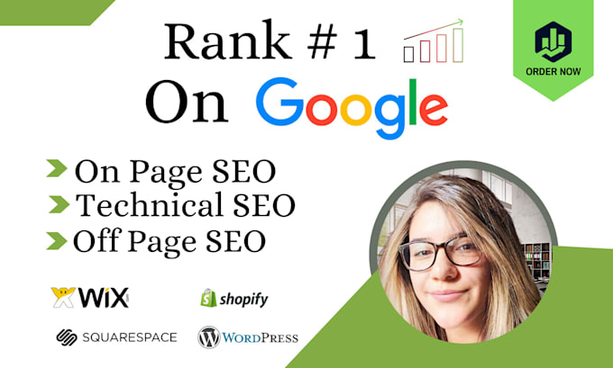 Gig Preview - Do website SEO optimization on wordpress, shopify, wix, squarespace for ranking