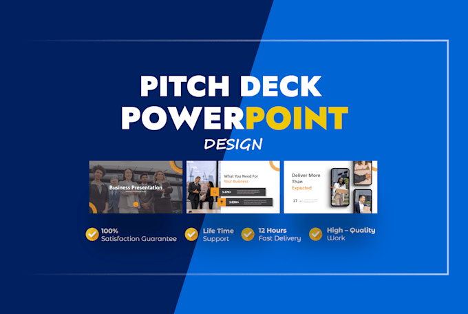 Gig Preview - Design investor pitch deck in powerpoint or google slides