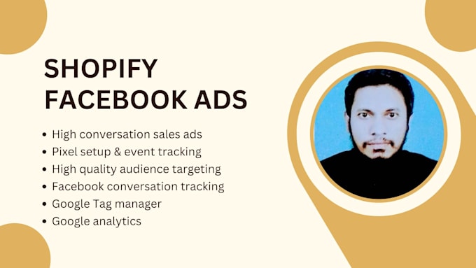 Gig Preview - Shopify facebook ads campaign for quality cro