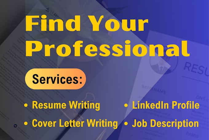 Bestseller - write your comprehensive resume, CV, and cover letter fully optimized