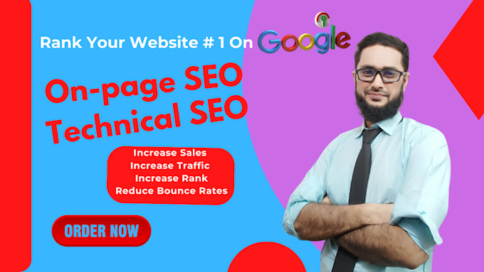 Gig Preview - Optimize your website with expert on page and technical SEO for higher rankings