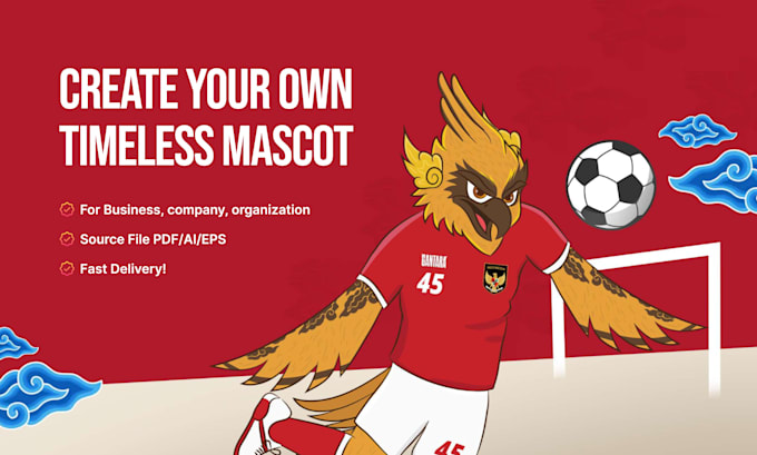 Gig Preview - Design awesome mascots character for your brand or business