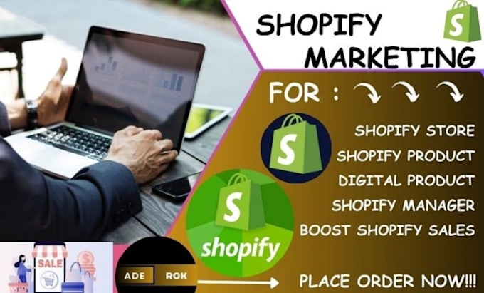 Gig Preview - Do shopify ecommerce marketing boost shopify sales, shopify store promotion, ads