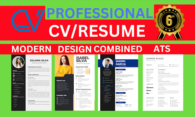 Gig Preview - Write and upgrade your professional resume, cv maker and cover letter