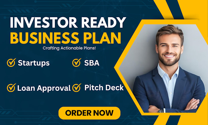 Gig Preview - Craft investor ready business plan franchise startups financial business plans