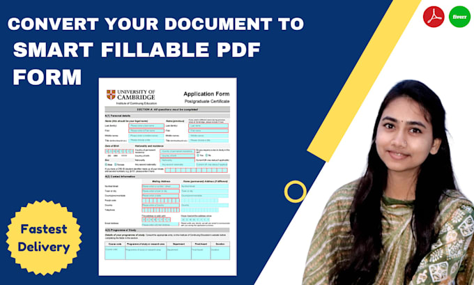 Bestseller - create fillable PDF or convert document to fillable PDF form in 1 hour