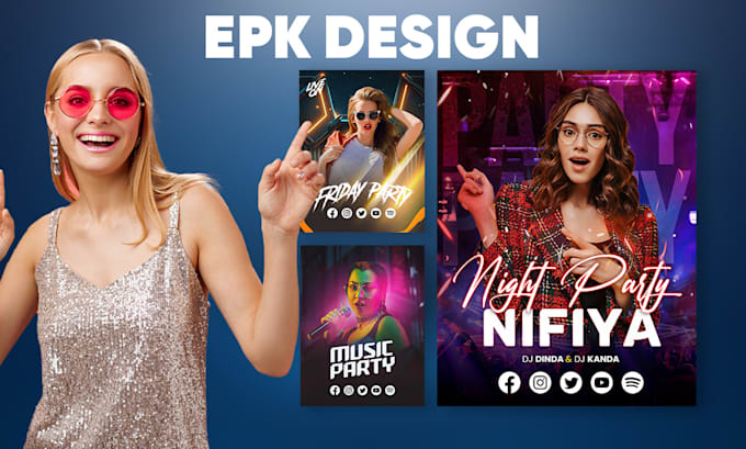 Gig Preview - Design your epk, media kit, press kit, and one sheet