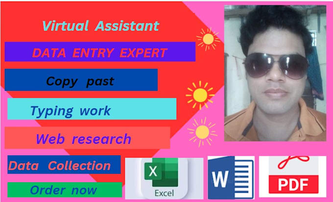 Bestseller - do professional data entry , and web research job